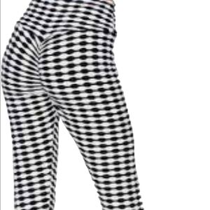 Black and White Patterned Leggings